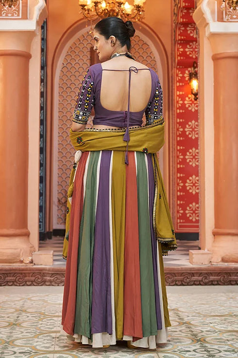 Shubhkala Exclusive Designer Colorful Navratri Special Chaniya Choli